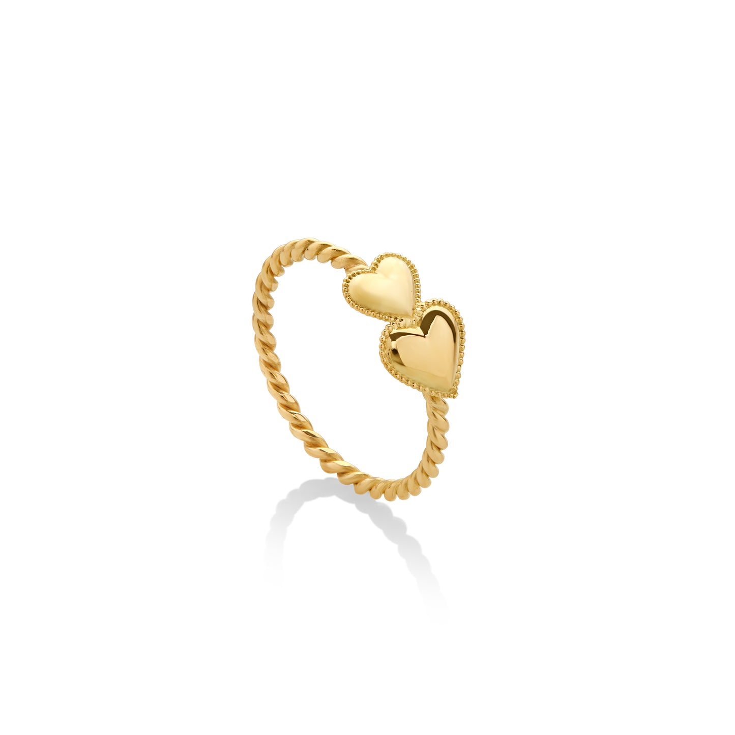 Anillos de 18K, elaborados a mano por artesanos peruanos. Diseños atemporales para cada ocasión.