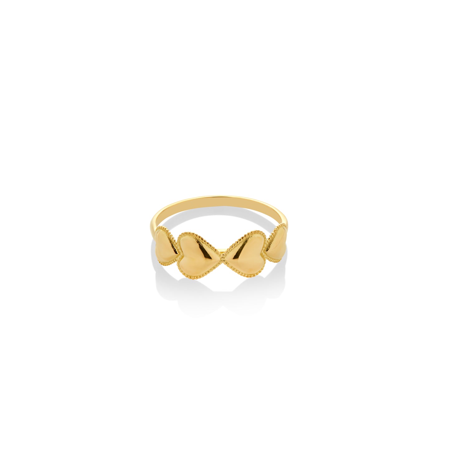 Anillos de 18K, elaborados a mano por artesanos peruanos. Diseños atemporales para cada ocasión.